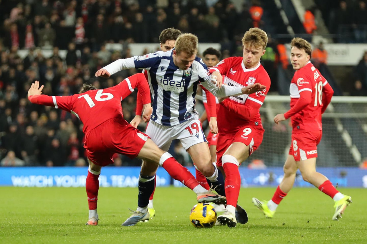 West Brom vs Middlesbrough (03:00 � 17/01) | Xem lại trận đấu